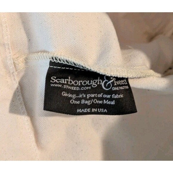 Scarborough & Tweed Morgan Stanley Canvas Tote Bag Made in USA - Picture 3 of 7